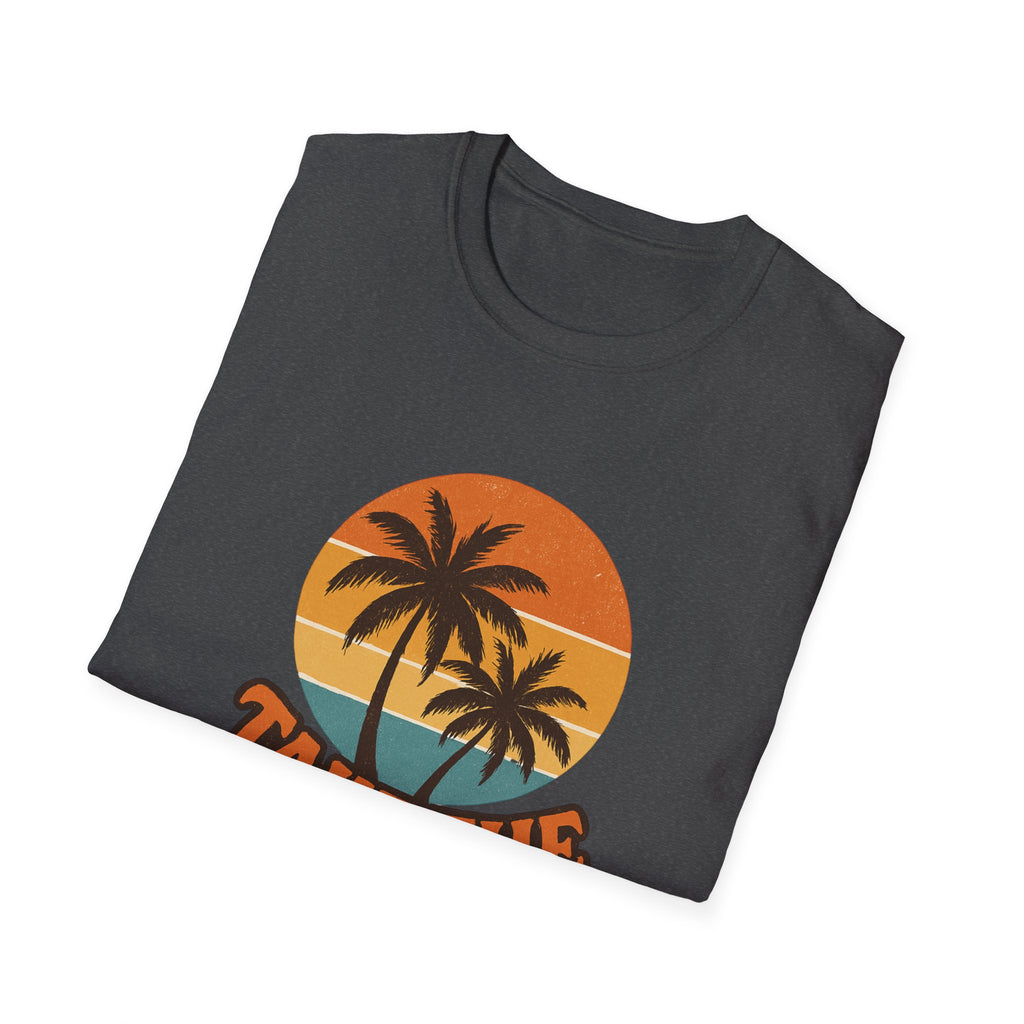 Retro Palm Trees Travel T-Shirt - Perfect for Summer Vacations, Beach Days, Road Trips, Travel Lovers, Gift Ideas