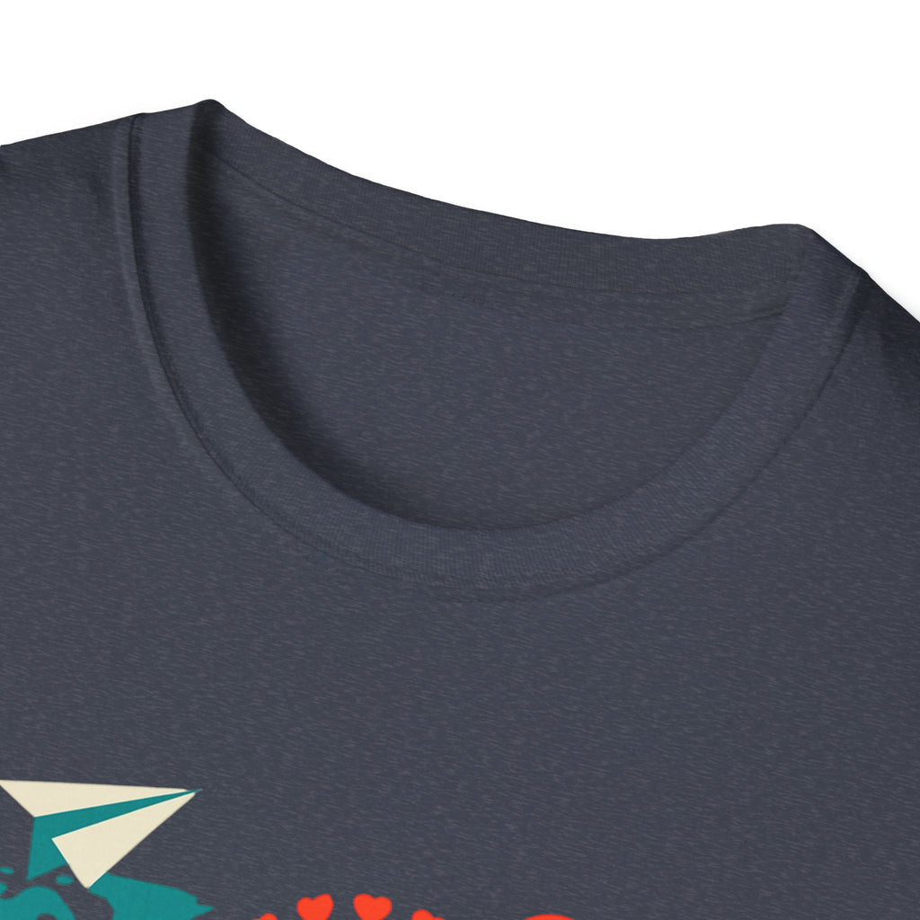 Travel-Inspired Unisex T-Shirt, Adventure Tee, Wanderlust Shirt, World Map T-shirt, Travel Lover Gift, Unique Souvenir Tee