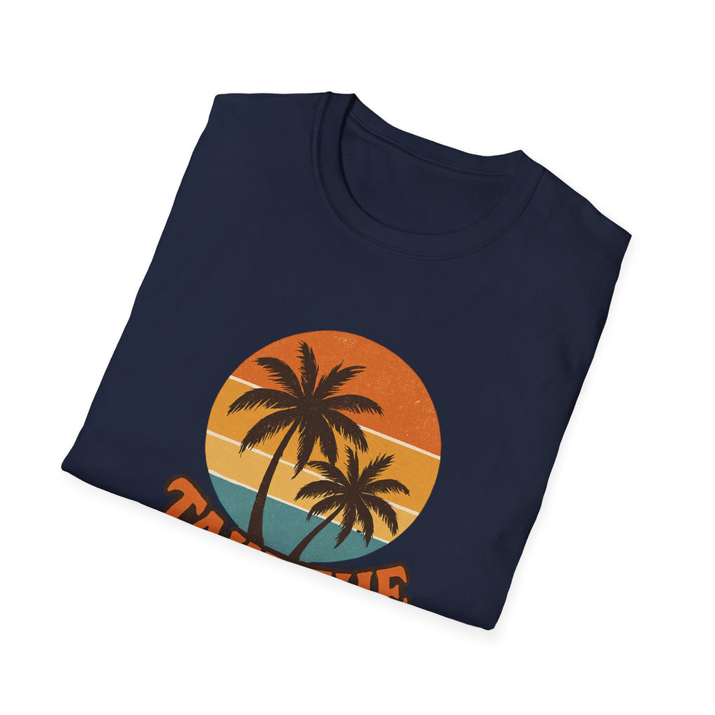 Retro Palm Trees Travel T-Shirt - Perfect for Summer Vacations, Beach Days, Road Trips, Travel Lovers, Gift Ideas