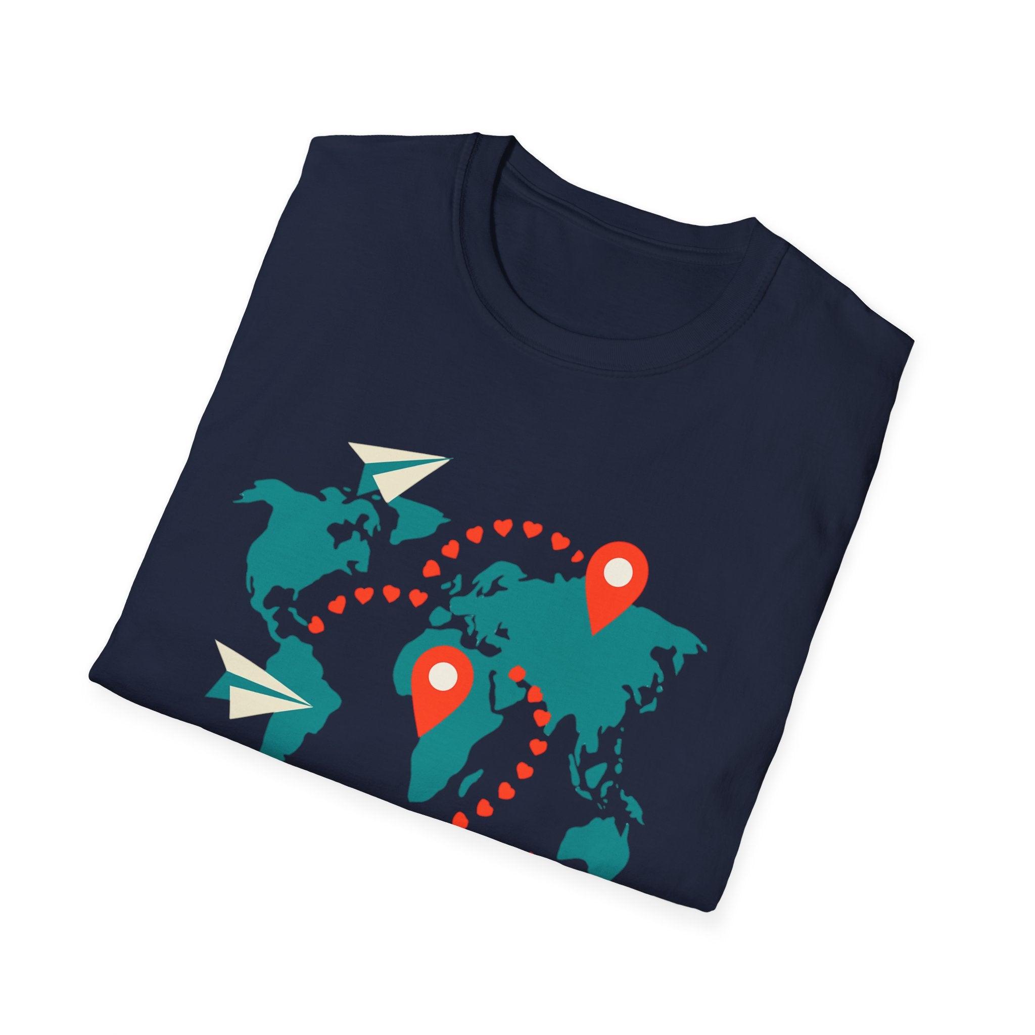 Travel-Inspired Unisex T-Shirt, Adventure Tee, Wanderlust Shirt, World Map T-shirt, Travel Lover Gift, Unique Souvenir Tee