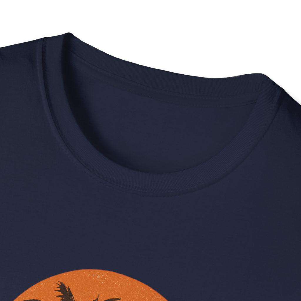 Retro Palm Trees Travel T-Shirt - Perfect for Summer Vacations, Beach Days, Road Trips, Travel Lovers, Gift Ideas