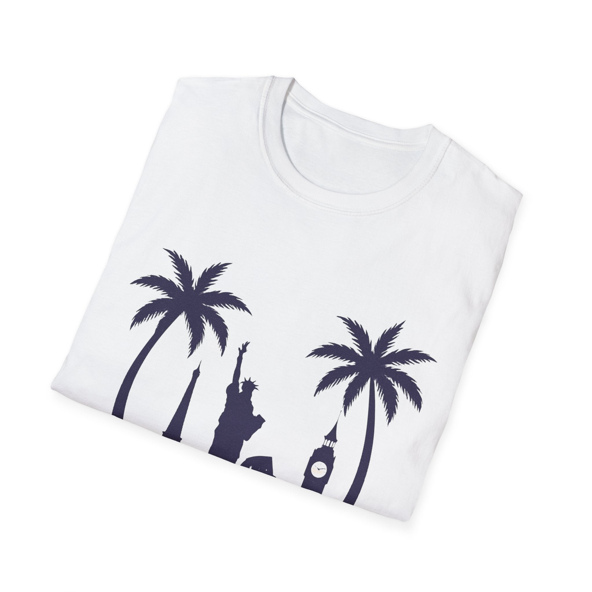 Cityscape Adventure Unisex T-Shirt - Travel Shirt, Vacation Tee, Graphic T-Shirt, Gift for Travelers, Summer Fashion