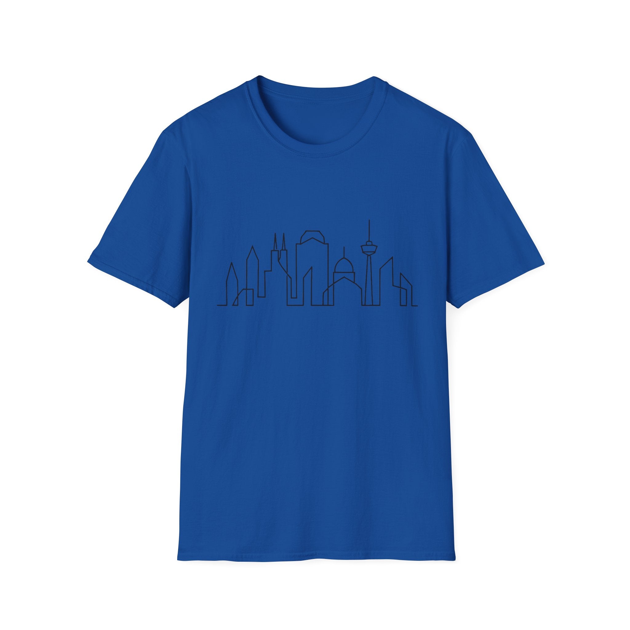 Minimalist Skyline Unisex T-Shirt, Urban Style Tee, Gift for City Lovers, Casual Wear, Travel Shirt, Graphic Tee