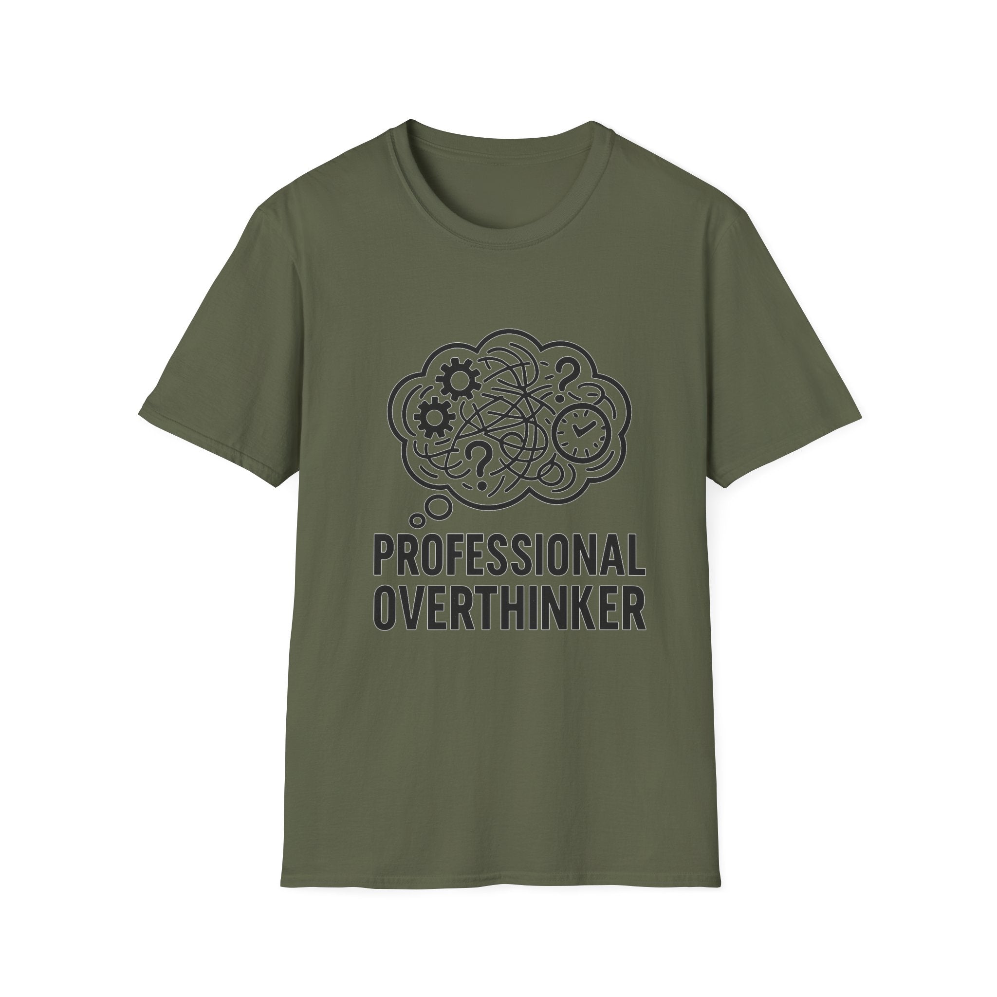 Professional Overthinker Unisex Softstyle T-Shirt, Casual Gift for Thinkers, Perfect for Birthdays, Relaxed Wear, Graphic Tee, Fun [...]
