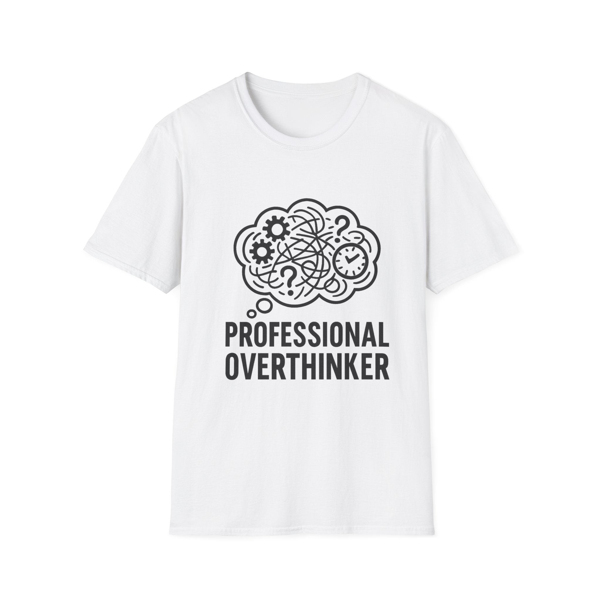 Professional Overthinker Unisex Softstyle T-Shirt, Casual Gift for Thinkers, Perfect for Birthdays, Relaxed Wear, Graphic Tee, Fun [...]