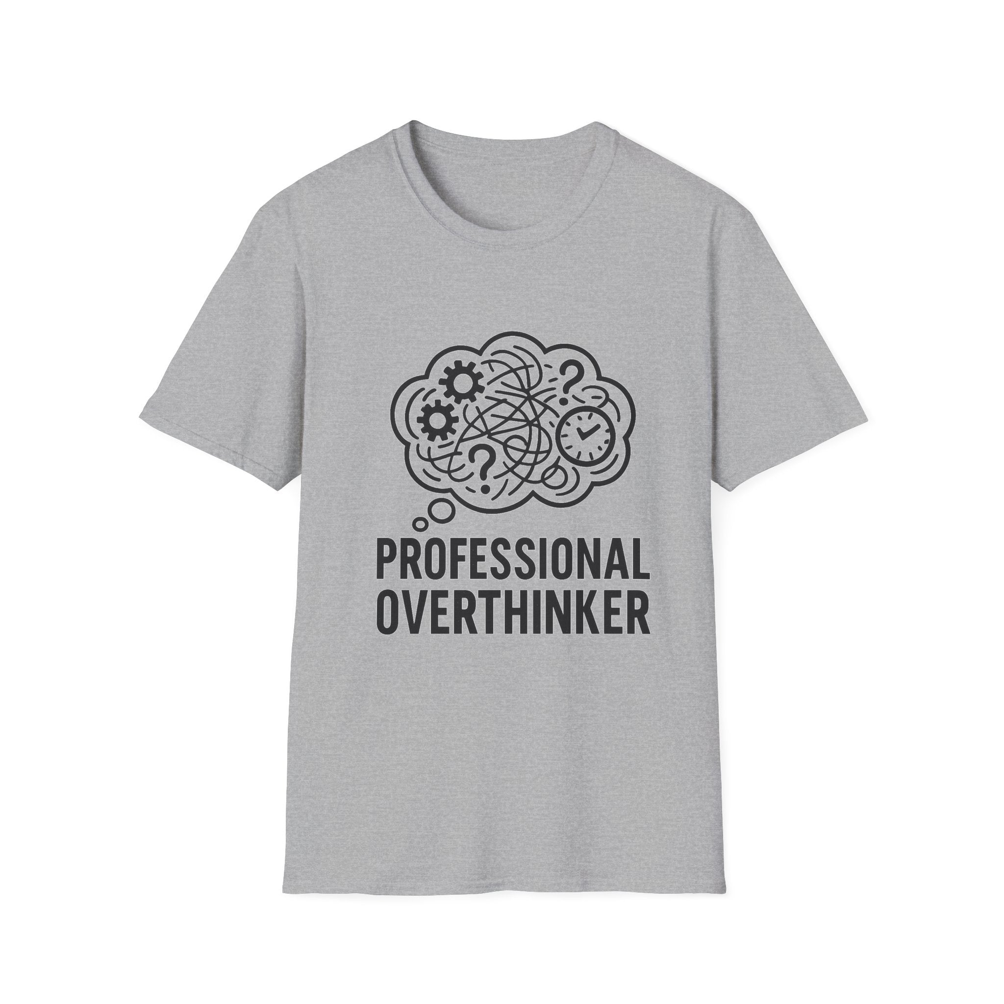 Professional Overthinker Unisex Softstyle T-Shirt, Casual Gift for Thinkers, Perfect for Birthdays, Relaxed Wear, Graphic Tee, Fun [...]