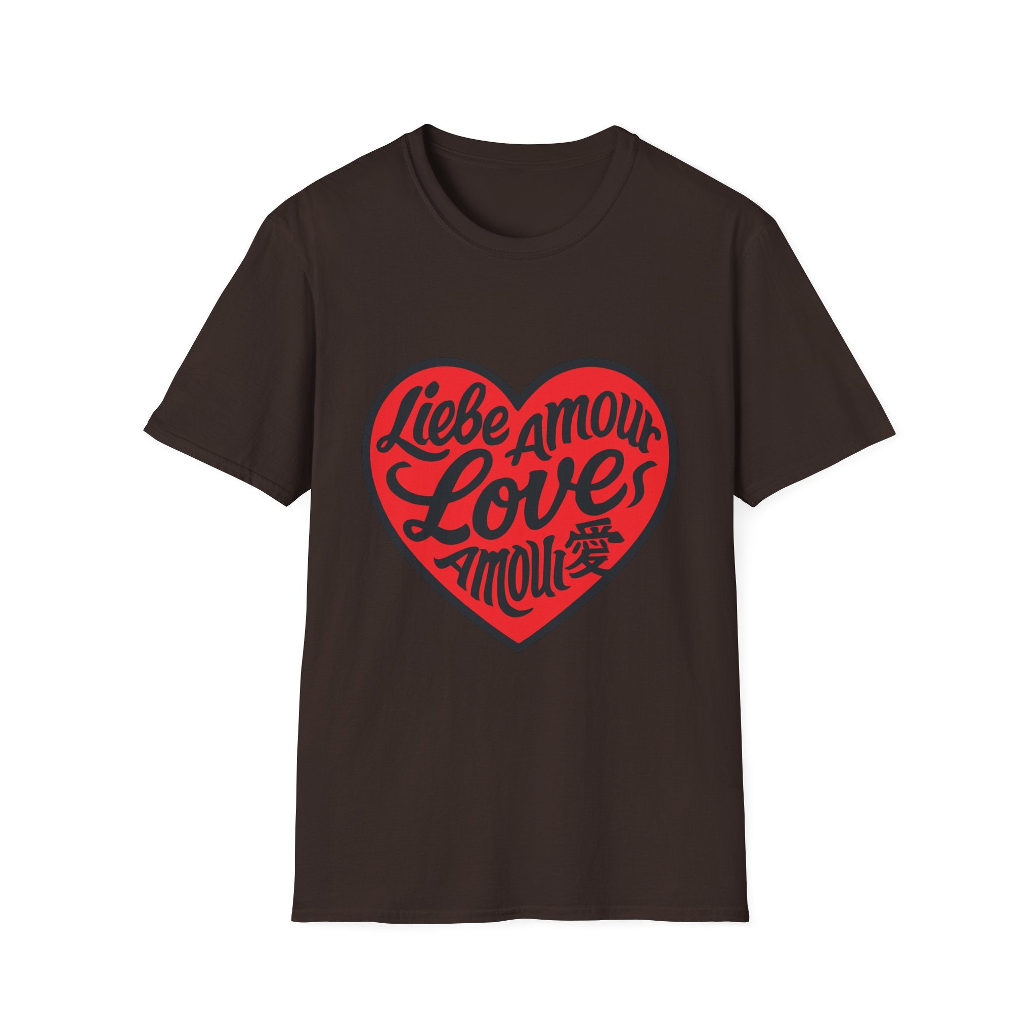 Valentine's Love Heart T-Shirt, Unisex Couple Gift, Cute Love Tee, Romantic Apparel, Heart Graphic Tee