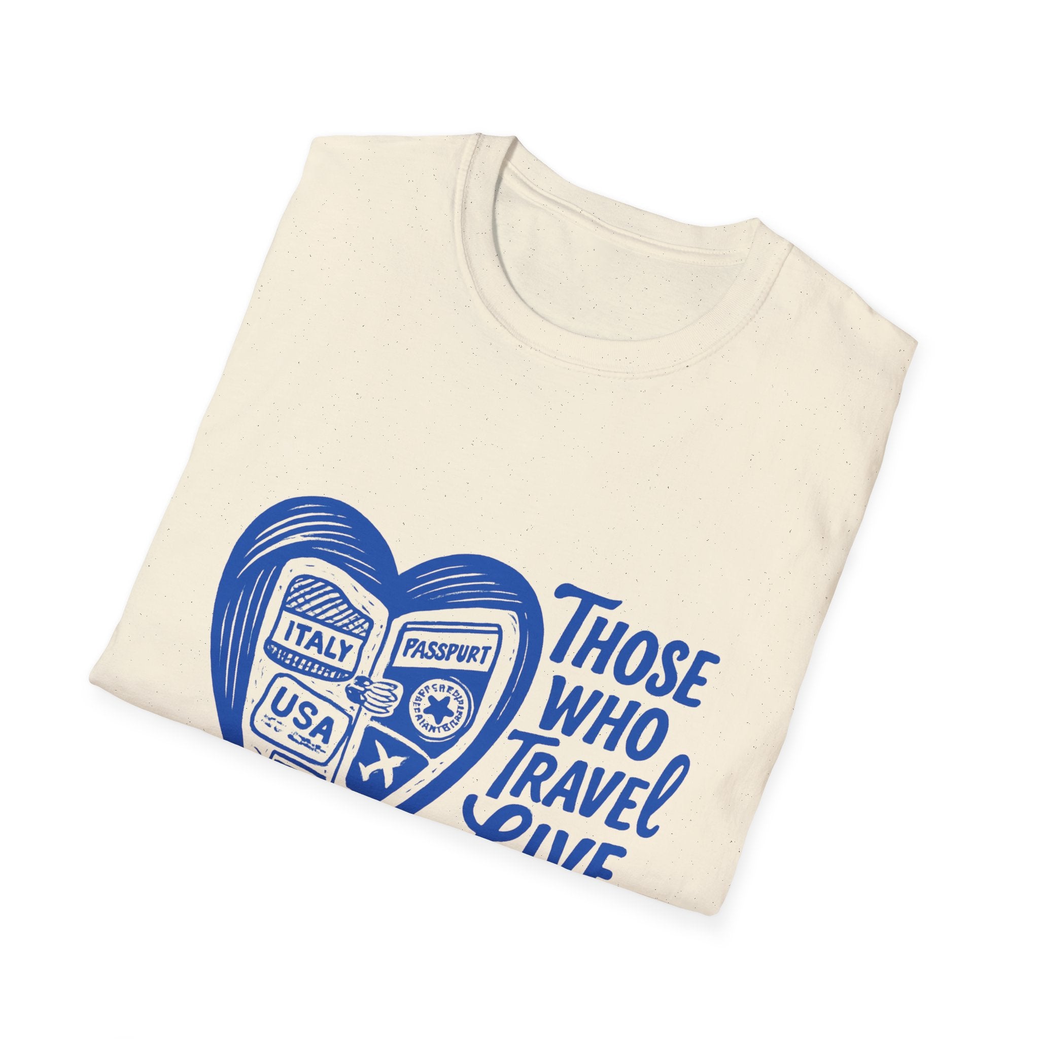 Travel Lover's Unisex T-Shirt - 'Those Who Travel Live Twice', Adventure Gear, Gift for Travelers, Wanderlust Apparel, Vacation Tee, [...]