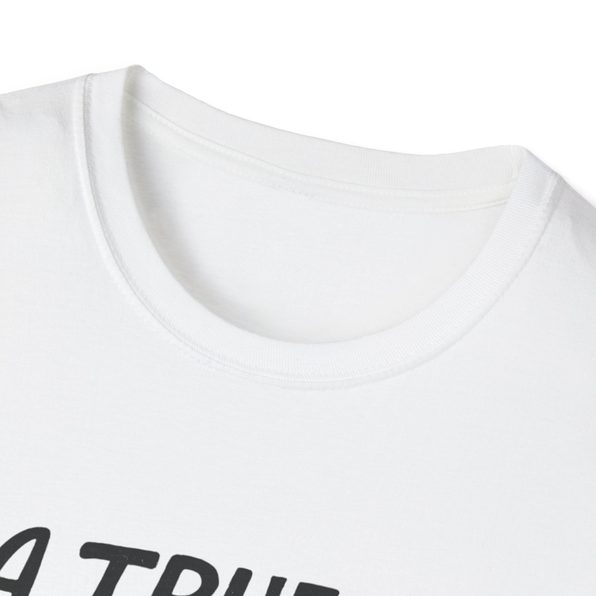 A True Traveler Unisex Softstyle T-Shirt, Travel Gift, Adventure Apparel, Wanderlust Tee, Suitcase Design Shirt