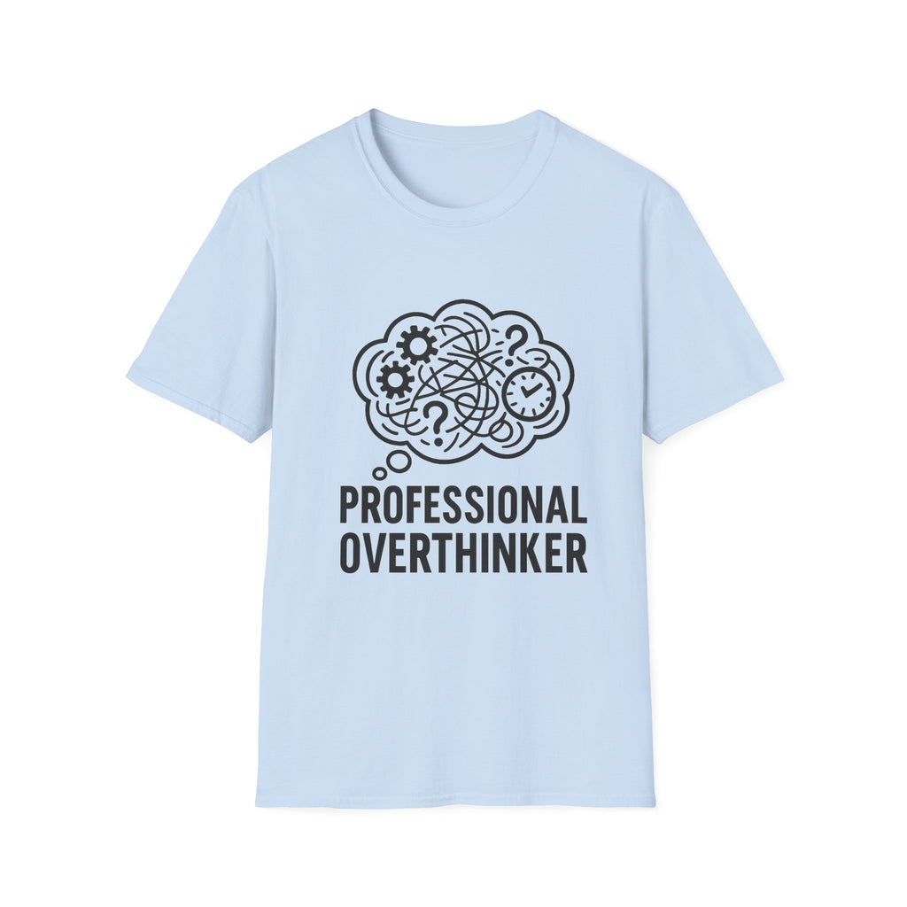 Professional Overthinker Unisex Softstyle T-Shirt, Casual Gift for Thinkers, Perfect for Birthdays, Relaxed Wear, Graphic Tee, Fun [...]