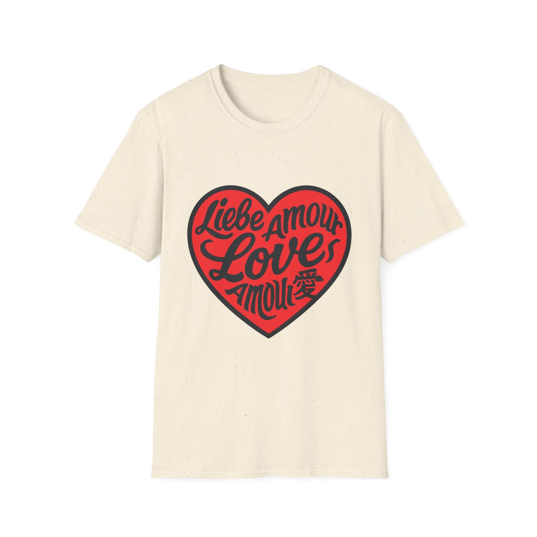 Valentine's Love Heart T-Shirt, Unisex Couple Gift, Cute Love Tee, Romantic Apparel, Heart Graphic Tee