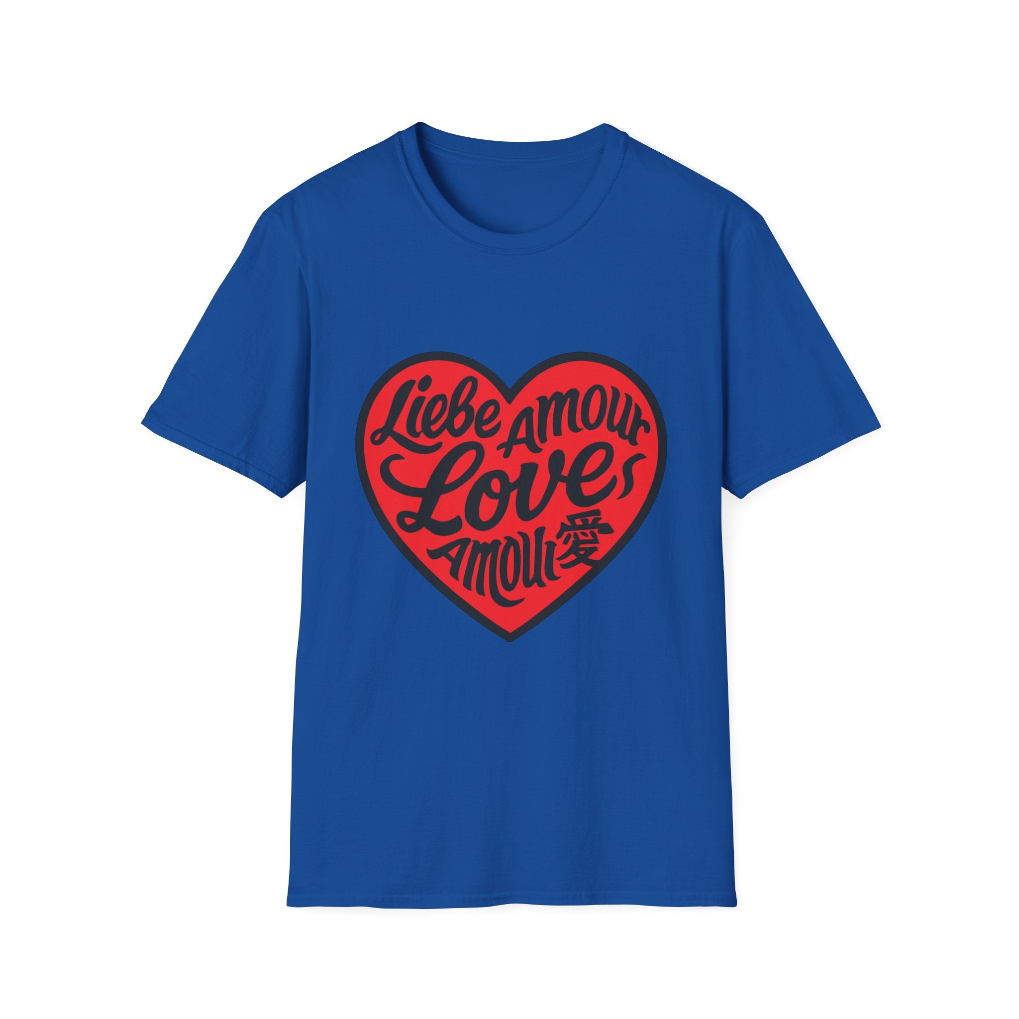 Valentine's Love Heart T-Shirt, Unisex Couple Gift, Cute Love Tee, Romantic Apparel, Heart Graphic Tee